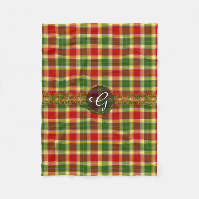 MonogramGibson Tartan Fleecefilt (Framsidan)