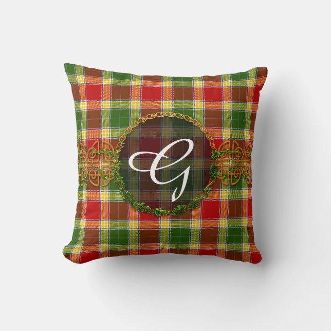 MonogramGibson Tartan Kudde (Framsida)