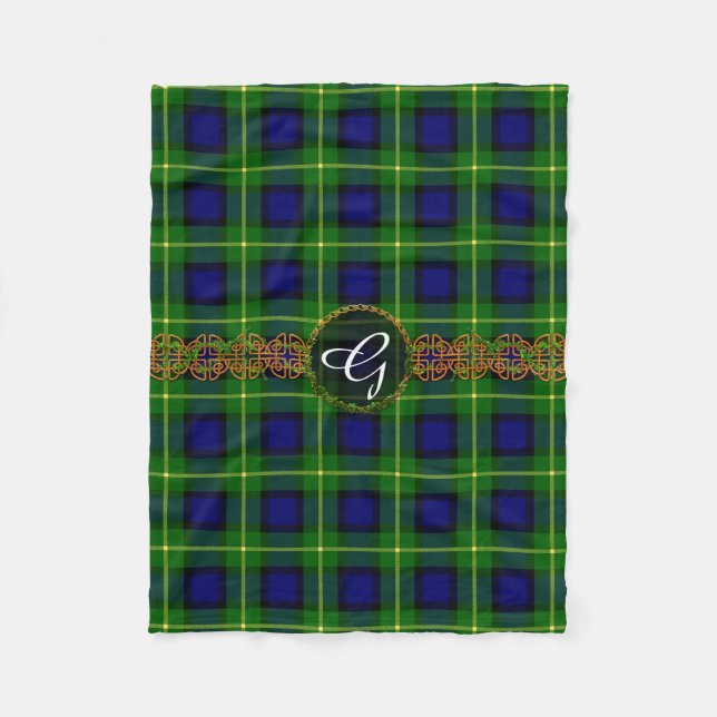 MonogramGordon Tartan Fleecefilt (Framsidan)