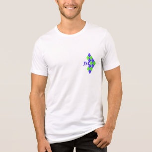 Monogramgrafik T-Shirt Tri-Blend Shirt