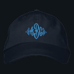 Monogramhatt Broderad Keps<br><div class="desc">Monograms gör ögonblickligen något mer gullig!</div>