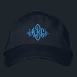 Monogramhatt Broderad Keps<br><div class="desc">Monograms gör ögonblickligen något mer gullig!</div>