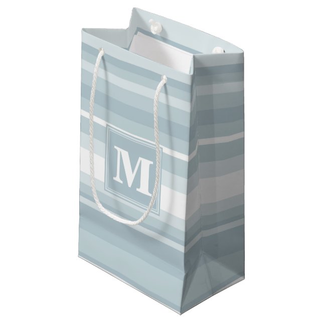 Monogramisblått rand (Framsidan Vinklad)