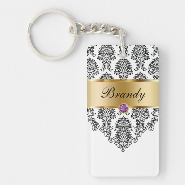 MonogramKeychains två sida (Framsidan)