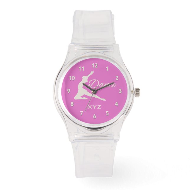Monogramklockor för DANCE anpassningsbar Armbandsur (Framsida)