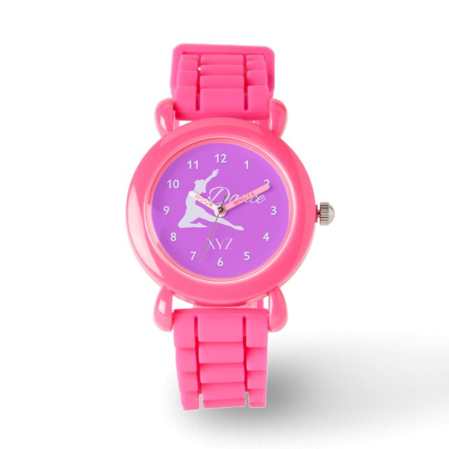Monogramklockor för DANCE anpassningsbar Armbandsur (Framsida)