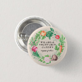 Monogramknapp för ekologisk trädgårdsodling knapp