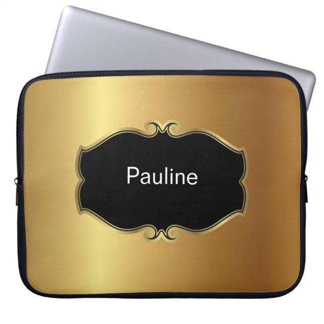 Monogramlaptop sleeve (Framsidan)
