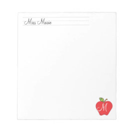 Monogramlärare | ANTECKNINGSBLOCK