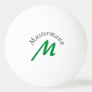 Monogramm Pingisboll