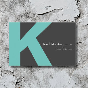Monogramm Visitkort