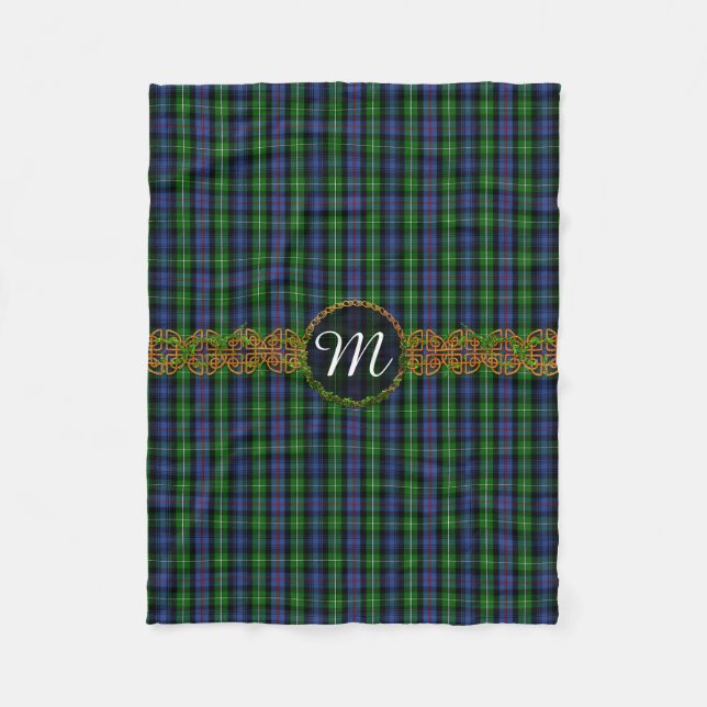MonogramMacKenzie Tartan Fleecefilt (Framsidan)