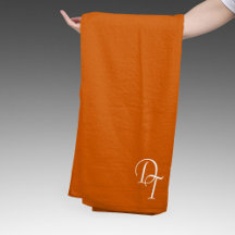 Monogrammad - bränd orange