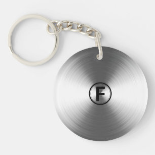 Monogrammad Contemporary Silver Radiant Mönster