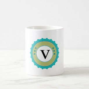 Monogrammad Designer Mugg