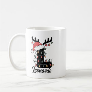Monogrammad familjejul Helgdag för Personlig Kaffemugg