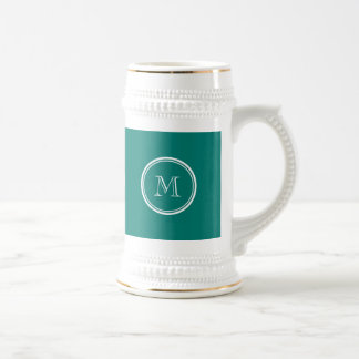 Monogrammad Färgad för Grönt High End Sejdel