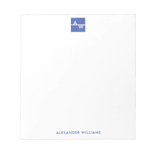Monogrammad Formal Box Anteckningsblock