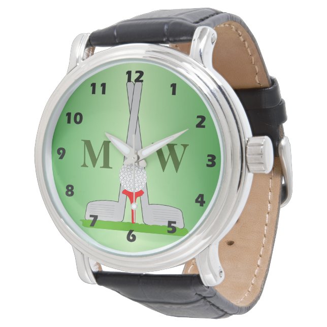 Monogrammad Golf Design Armbandsur (Vinklad)