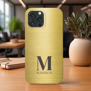 Monogrammad guld Metallic