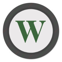 Monogrammad Helgdag-kuvert förslutningsfästen med