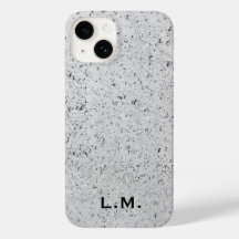 Monogrammad Illustrated Conreta iphone case
