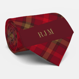 Monogrammad Initialer och Red Play Slips