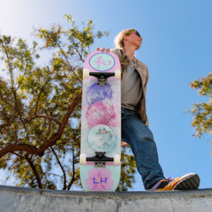 Monogrammad Japansk 3 Paraplla Peace Skateboard
