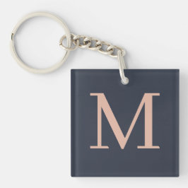Monogrammad kol- och Ljus rosa Personlig