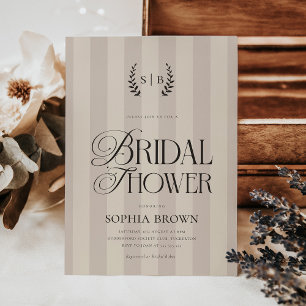 Monogrammad Land Klubb Möhippa Inbjudningar