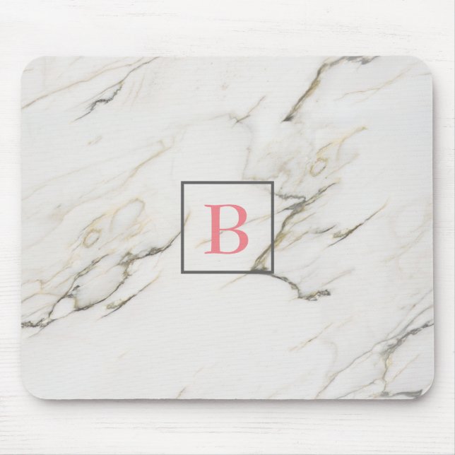Monogrammad Marble Stone Musmatta (Framsidan)
