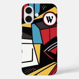 Monogrammad Modern Geometric Abstrakt