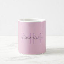 Monogrammad Modern Handwrite Namn Initialer