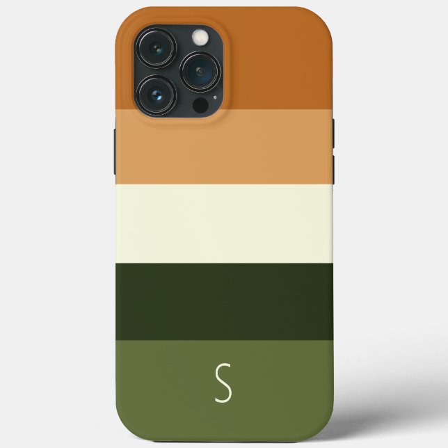Monogrammad Modern Rand Mönster (Baksida)