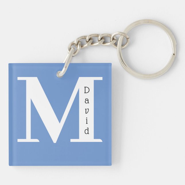 Monogrammad Nyckelring (Baksidan)