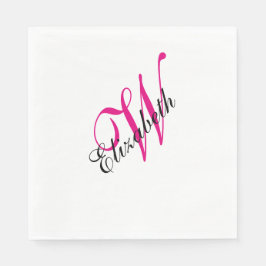 Monogrammad Pappersservett
