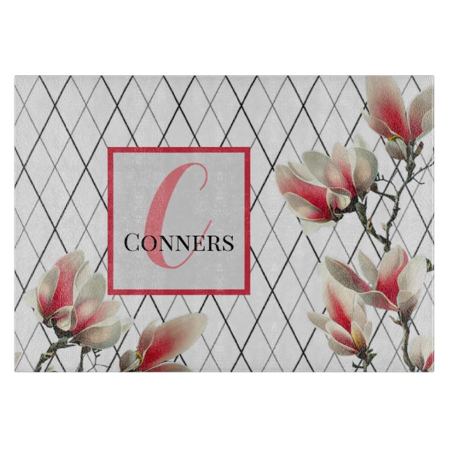 Monogrammad Personlig Kitchen-skärskivor (Framsidan)