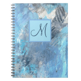 Monogrammad Personlig Modern Journal bärbar dator Anteckningsbok