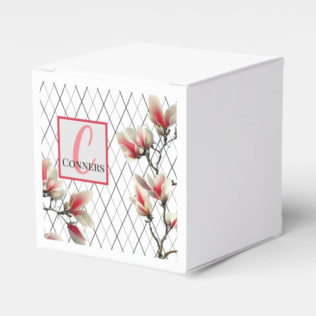 Monogrammad Personlig Wildwood Flowers Box Presentaskar (Framsidan Sidan)