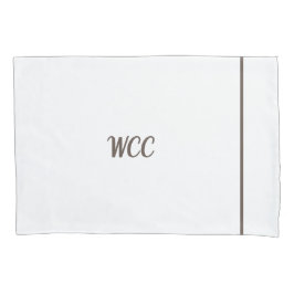 Monogrammad Pillowcase