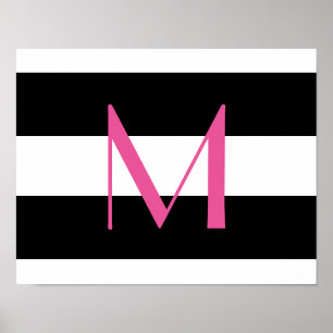 Monogrammad Poster av rambar