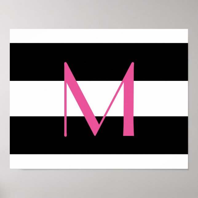 Monogrammad Poster av rambar (Framsidan)