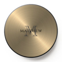 Monogrammad Radial Guld Metallic