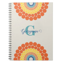 Monogrammad Radiant Aegean Summer Dot Mandala