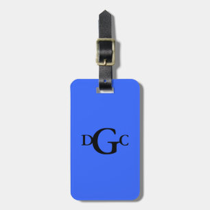 Monogrammad resggage-tagg bagagebricka