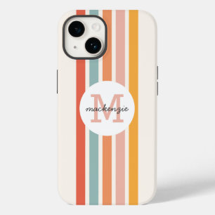 Monogrammad Retro Colorful Rand Personlig