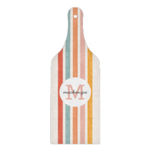 Monogrammad Retro Colorful Rand Personlig
