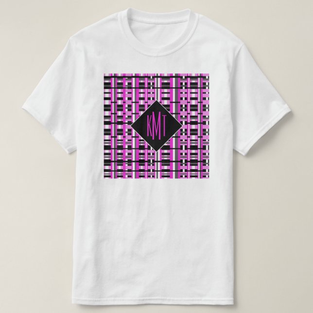 Monogrammad Rosa Play T-shirt (Design framsida)
