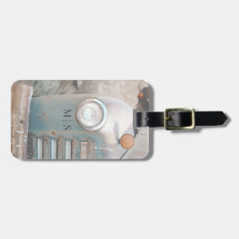 Monogrammad Rustic och Land Pickup Bagagebricka