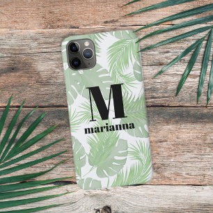 Monogrammad Snyggt Inledande Trendig Handflatan Lö